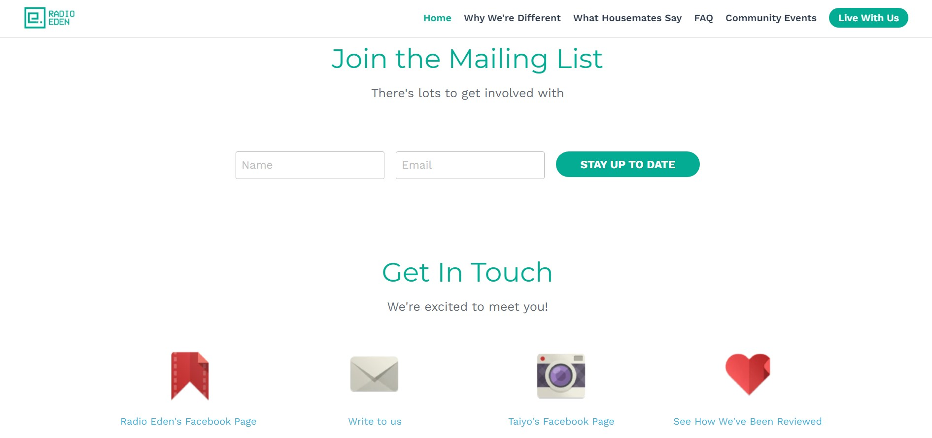 Radio Eden Get In Touch Strikingly Radio Eden Get In Touch Strikingly